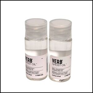 VERB GHOST OIL Shine Smooth Frizz Weightless Hair Oil 2 Pack 16ml Each